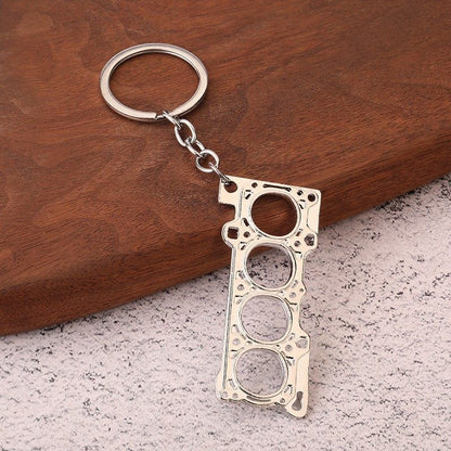Automotive Metal Keychain Car Accessory Pendant
