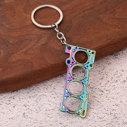 Automotive Metal Keychain Car Accessory Pendant