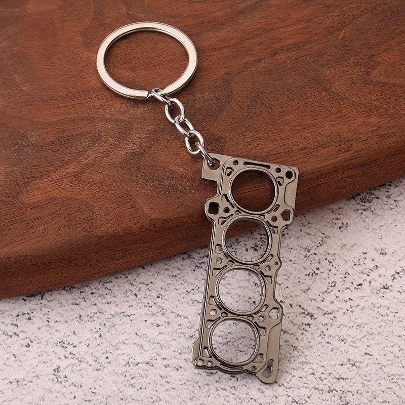 Automotive Metal Keychain Car Accessory Pendant