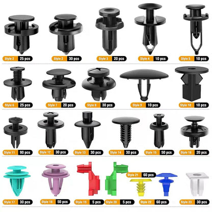 Automotive Push Type Expansion Clips and Repair Kit