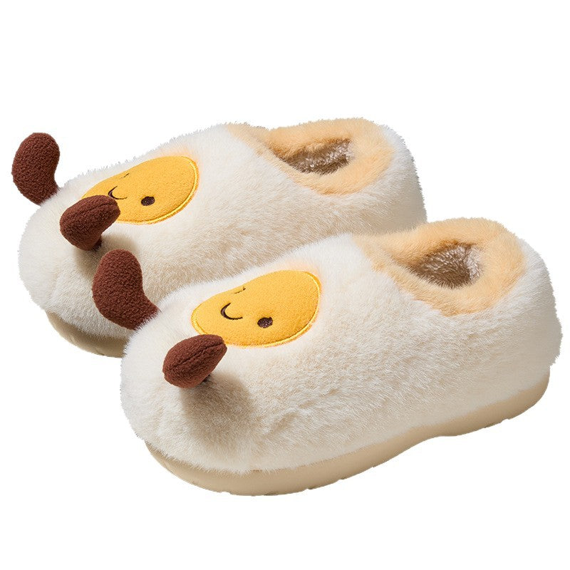 Autumn and Winter Egg Cotton Slippers