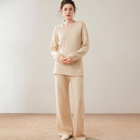 Autumn and Winter Goat Hair Suit