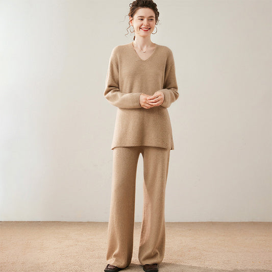 Autumn and Winter Goat Hair Suit