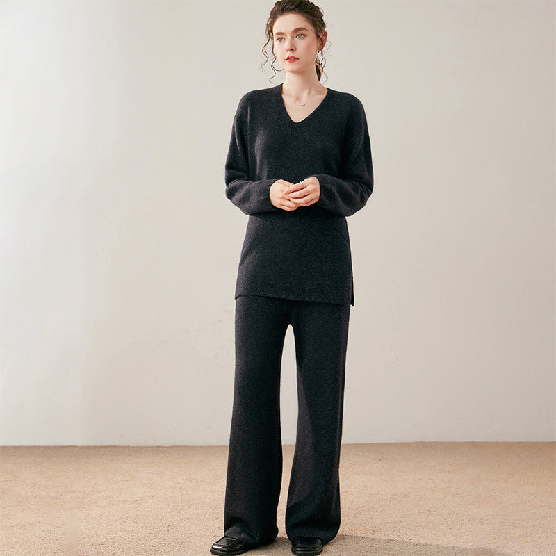Autumn and Winter Goat Hair Suit