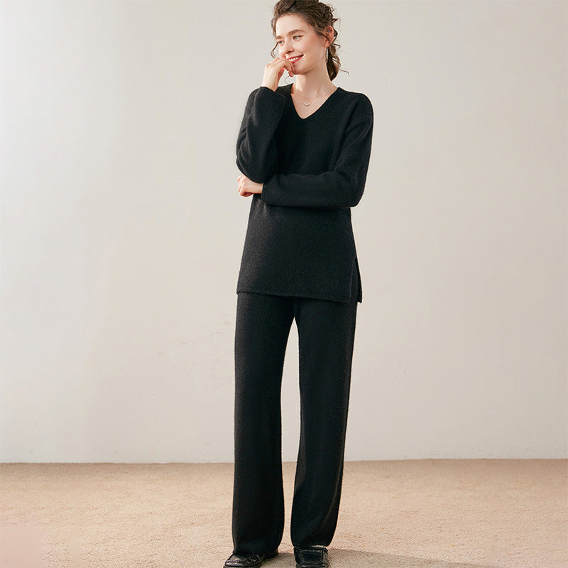Autumn and Winter Goat Hair Suit