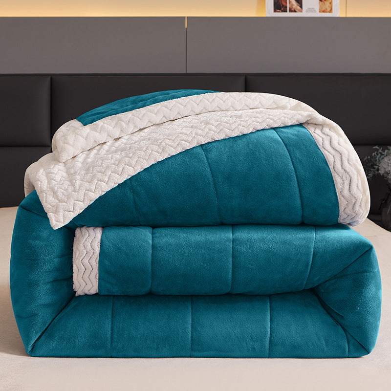 Autumn and Winter Milk Fleece Blanket Blanket Nap Blanket