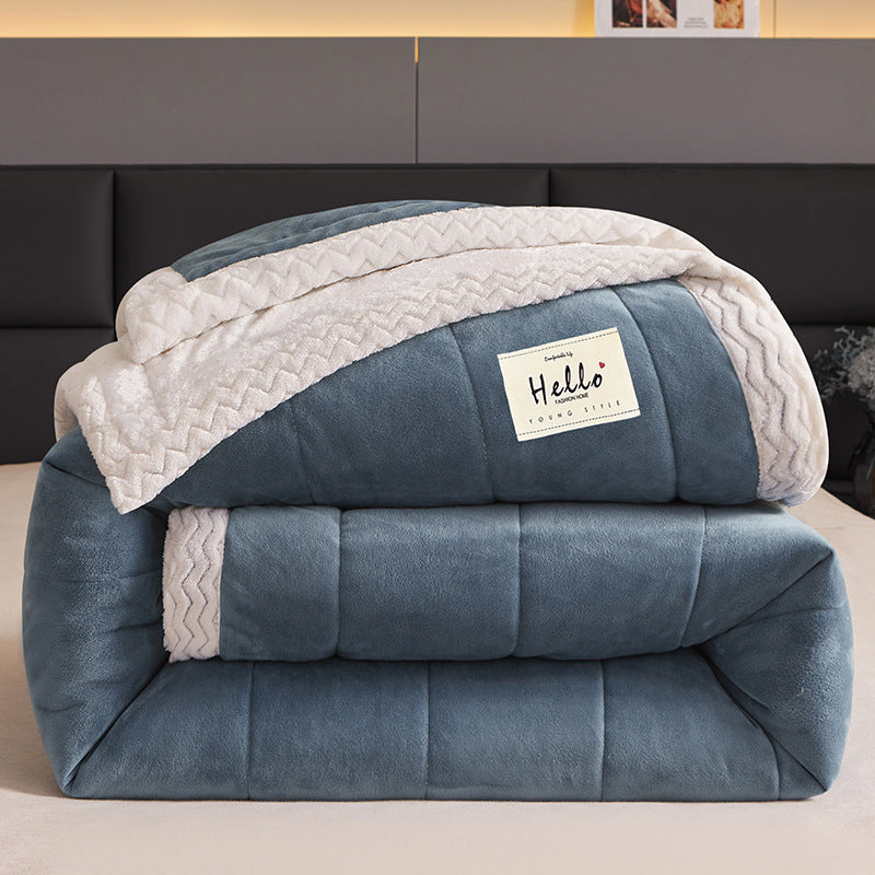 Autumn and Winter Milk Fleece Blanket Blanket Nap Blanket
