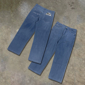 Autumn and Winter Retro Blue Jeans for Men and Women