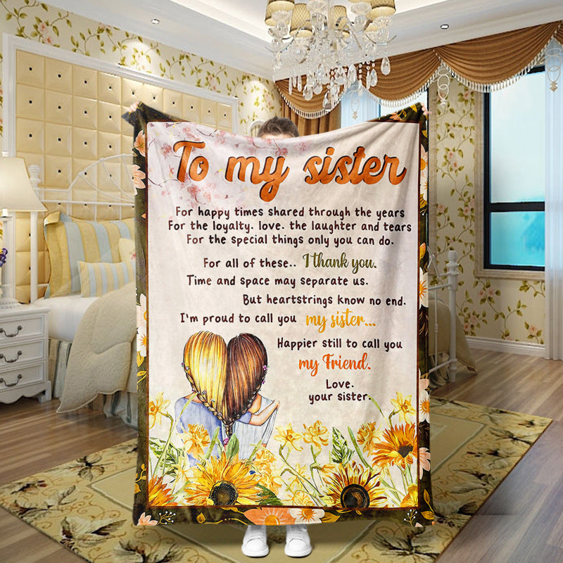 Autumn and Winter Sun-Sleeping Printed Rug