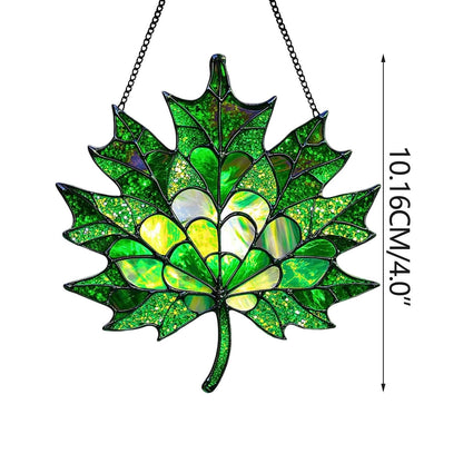 Autumn Maple Leaf Acrylic Wall Hanging Decor