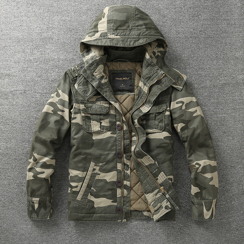 Autumn Men's Workwear Camouflage Jacket
