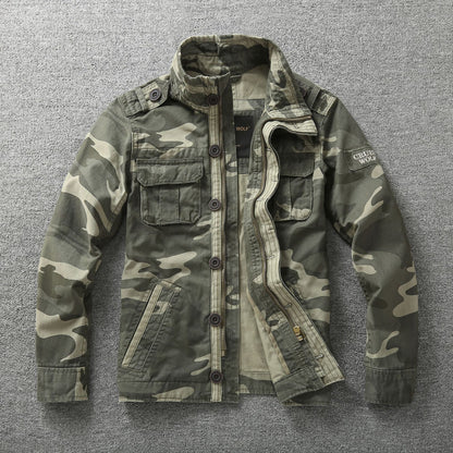 Autumn Men's Workwear Camouflage Jacket
