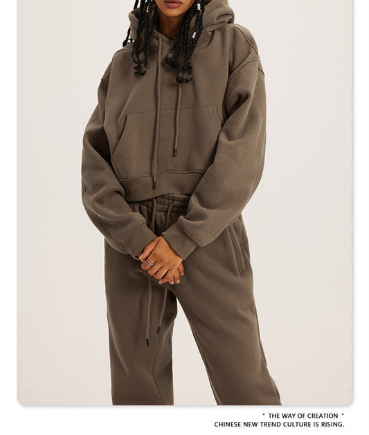 Autumn/Winter Casual Fashion Hoodie Set for Women