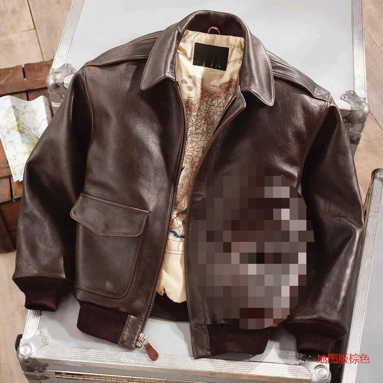 Aviation Style Faux Leather Jacket