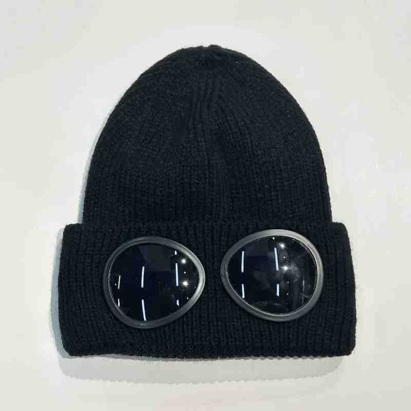 Aviator Goggles Fleece-Lined Knitted Beanie