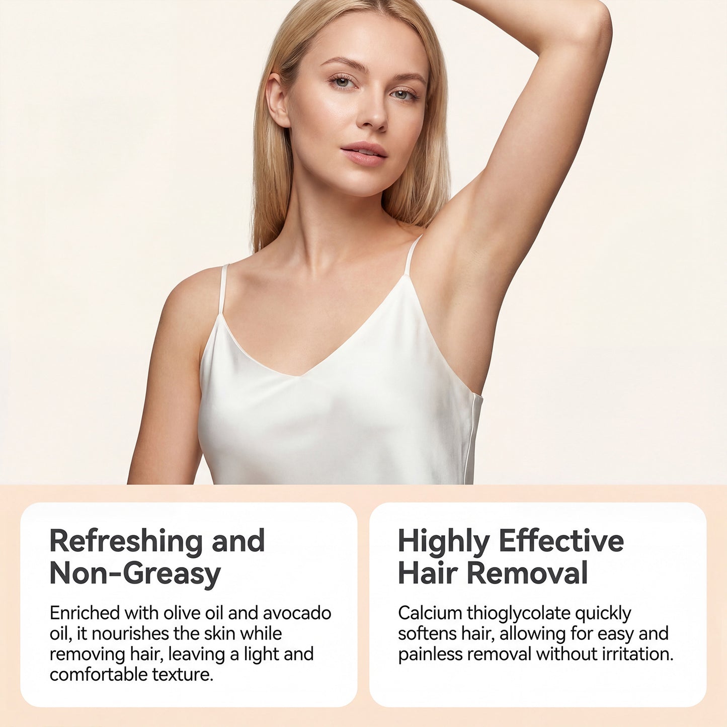 Avocado Moisturizing Hair Removal Cream