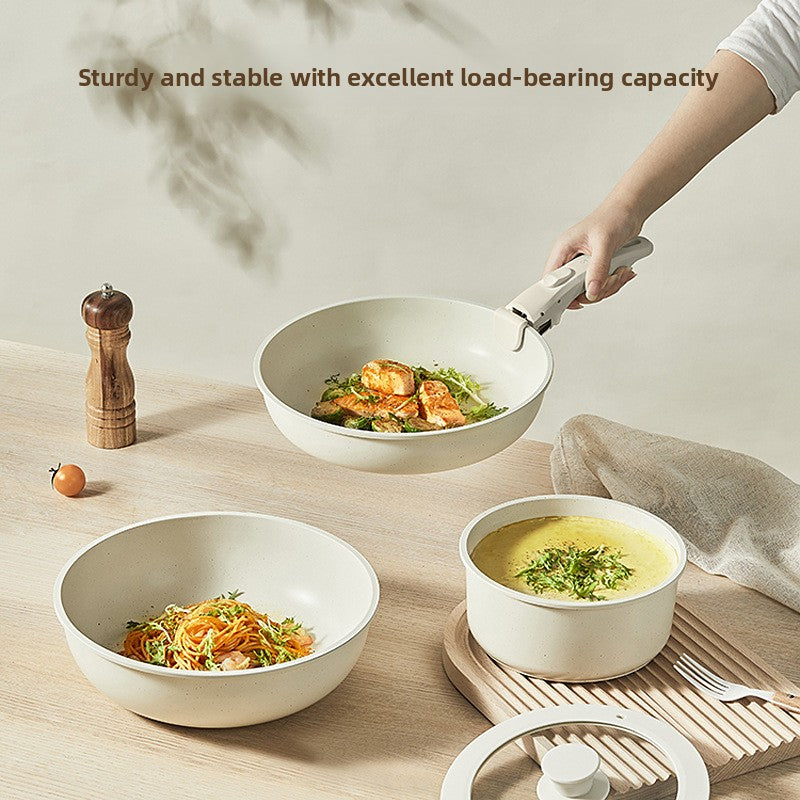 Nonstick Cookware Set for Easy Home Kitchen Cooking Use Kit