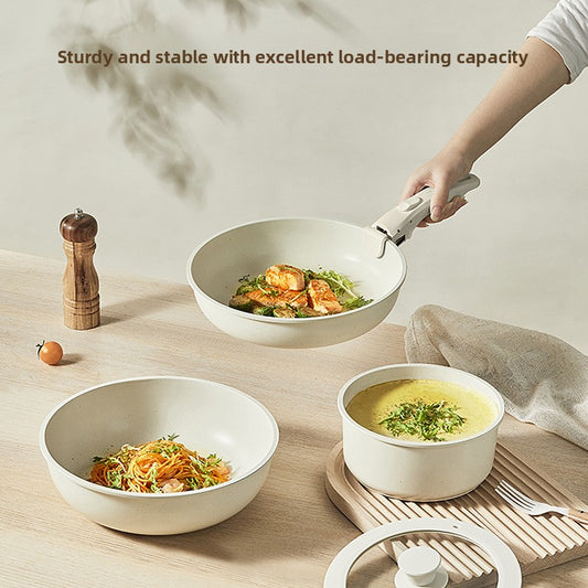 Nonstick Cookware Set for Easy Home Kitchen Cooking Use Kit