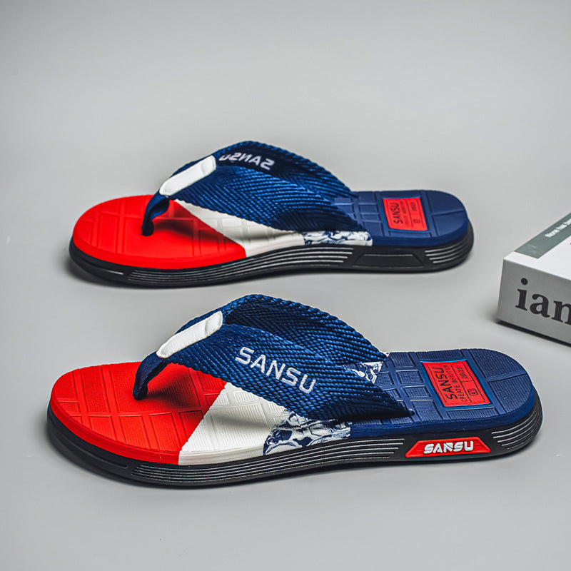 Men’s Outdoor Flip-Flops – Comfortable Slippers for Home Use