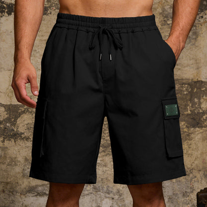Buy Men’s Loose Elastic Casual Multi Pocket Shorts for Summer Wear