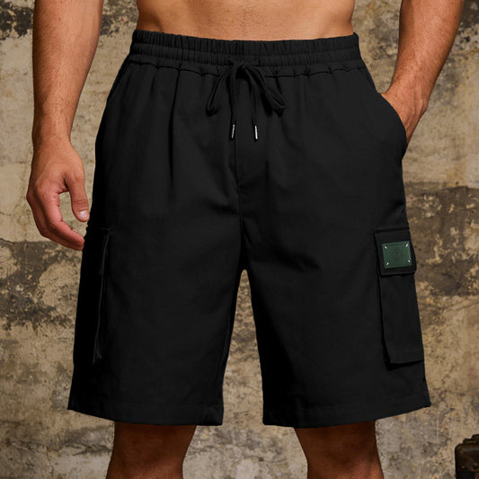 Buy Men’s Loose Elastic Casual Multi Pocket Shorts for Summer Wear