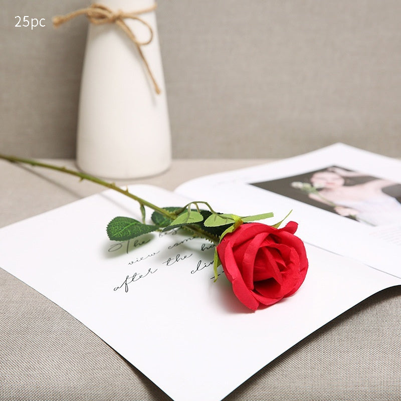 Artificial Red Rose Flowers Stunning Bouquet Gift Decoration
