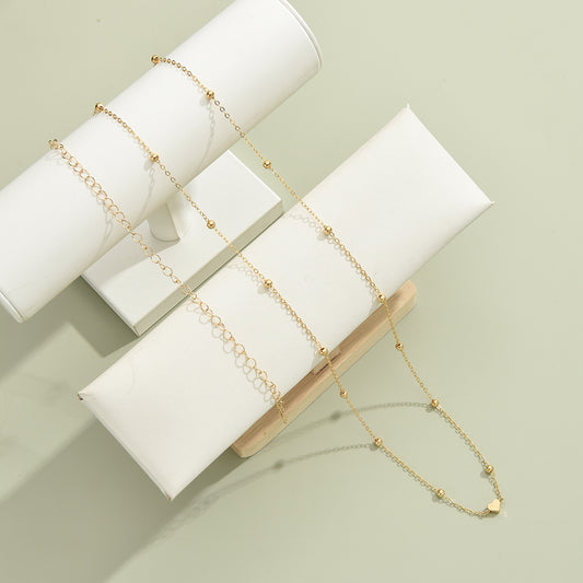 Buy Heart Shaped Bead Waist Chain Golden Alloy Summer Accessory