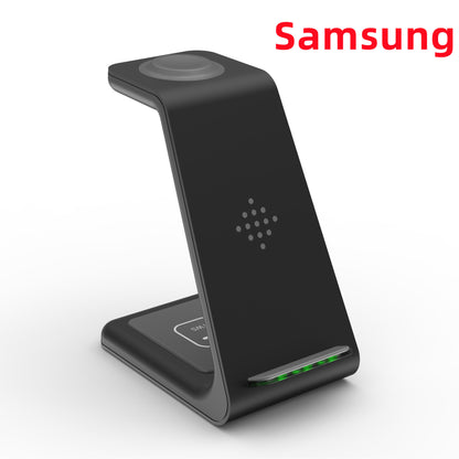 3 in 1 Fast Charging Station Wireless Charger Phone Stand