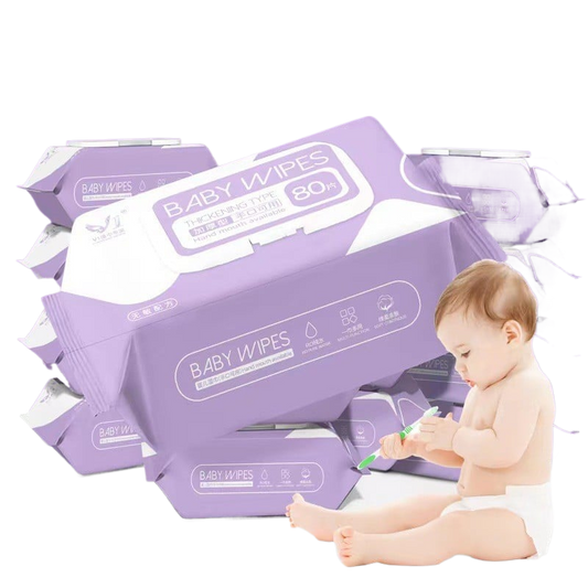 Thick Pearl Texture Baby Wet Wipes for Gentle Cleaning Uses