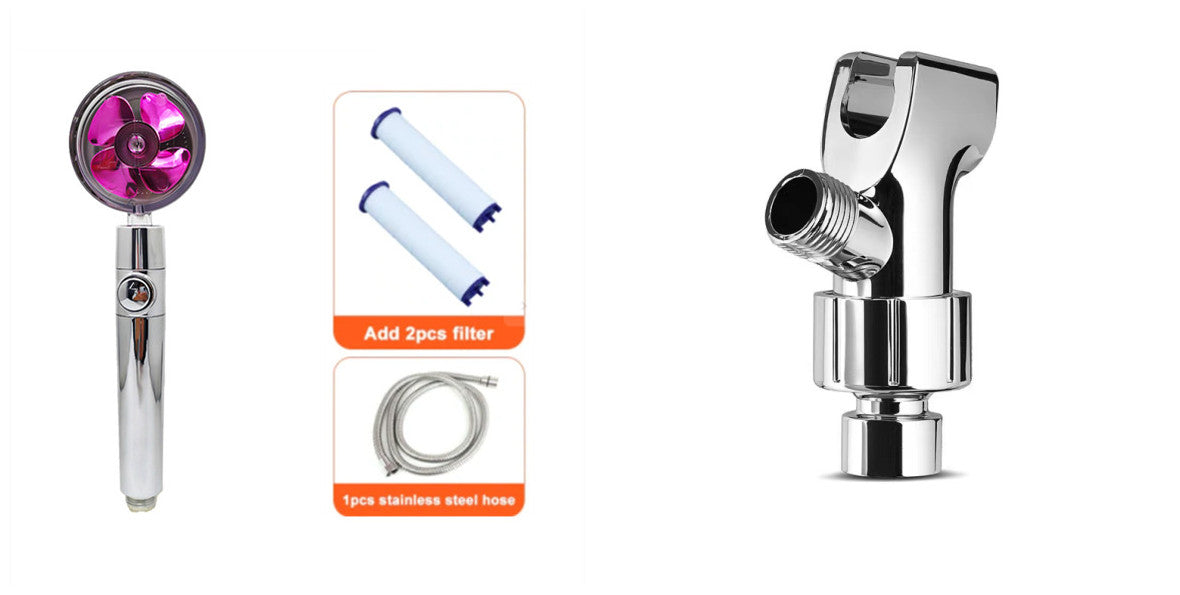 Buy Shower Head Water Saving – 360° Rotating ABS Rain Nozzle