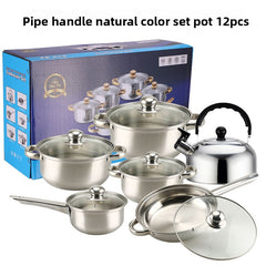 12pcs Stainless Steel Ear B + Kettle