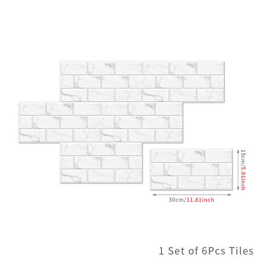 American Tile Wallpaper Imitation Design for Home Decor Use
