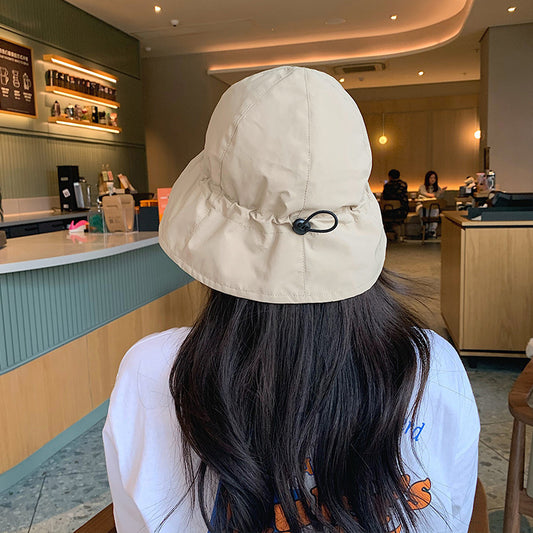 Slimming Drawstring Sun Hat & Elastic Ultimate Sun Protection