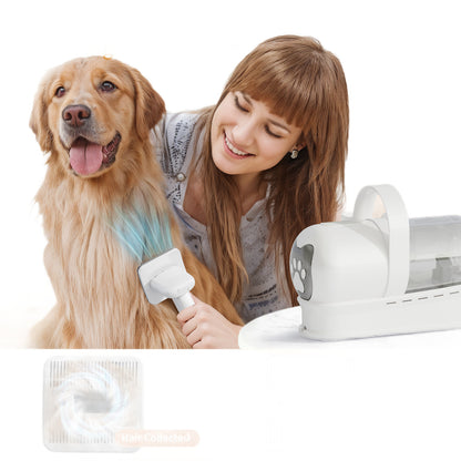 Professional Pet Grooming Vacuum Trimmer Set
