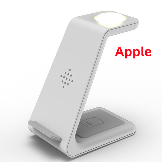 3 in 1 Fast Charging Station Wireless Charger Phone Stand