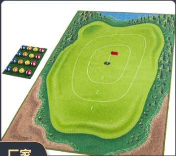 Golf Swing Training Mat for Parent-Child Practice Swing Path