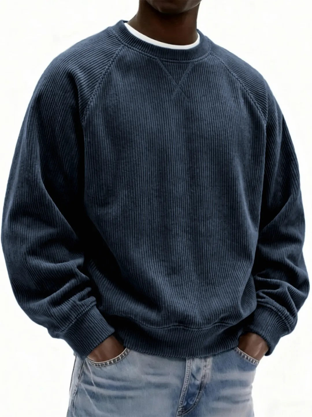 Buy Premium Mens Fashionable Simple And Relaxed Fit Sweatshirt