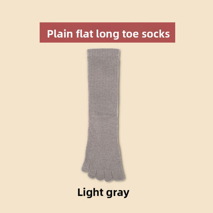 Merino Wool Five-Toe Breathable Socks for Outdoor Comfort