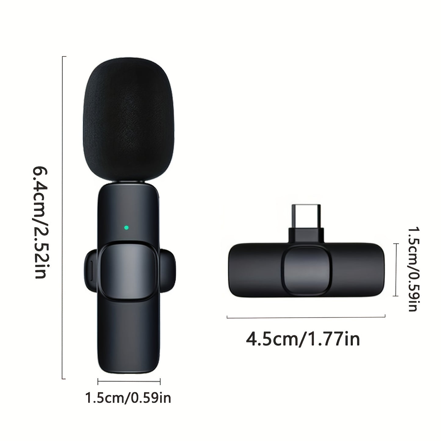 Omnidirectional Wireless Mic for Interviews and Podcasts