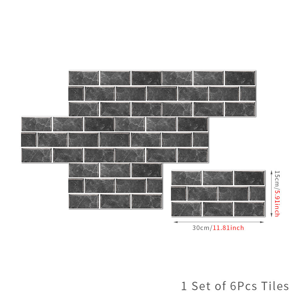 American Tile Wallpaper Imitation Design for Home Decor Use