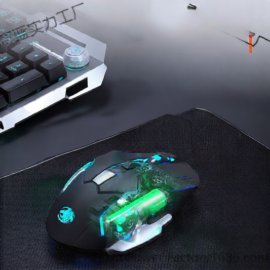 Wireless Silent Gaming Mouse with Ergonomic Quiet Design