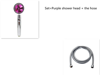 Buy Shower Head Water Saving – 360° Rotating ABS Rain Nozzle