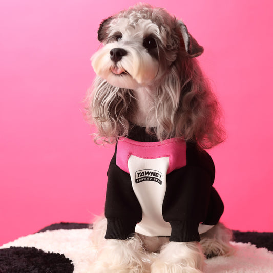 Buy Dog Clothes Stitching Zipper Pullover Sweater Warm Outfit