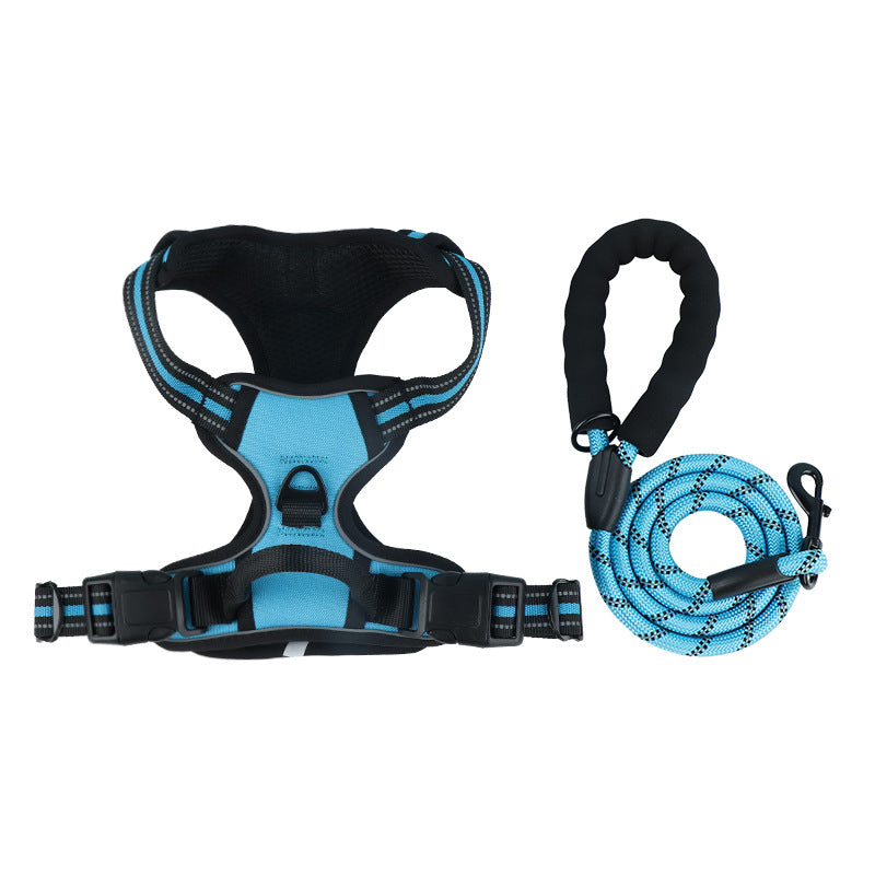 Reflective Dog Harness and Leash for Dogs Daily Walking Use