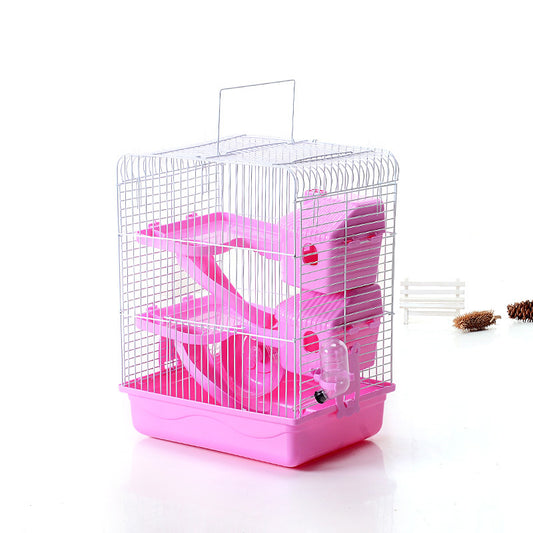 Three-Storey Hamster Cage Luxury Villa Safe and Stylish Home