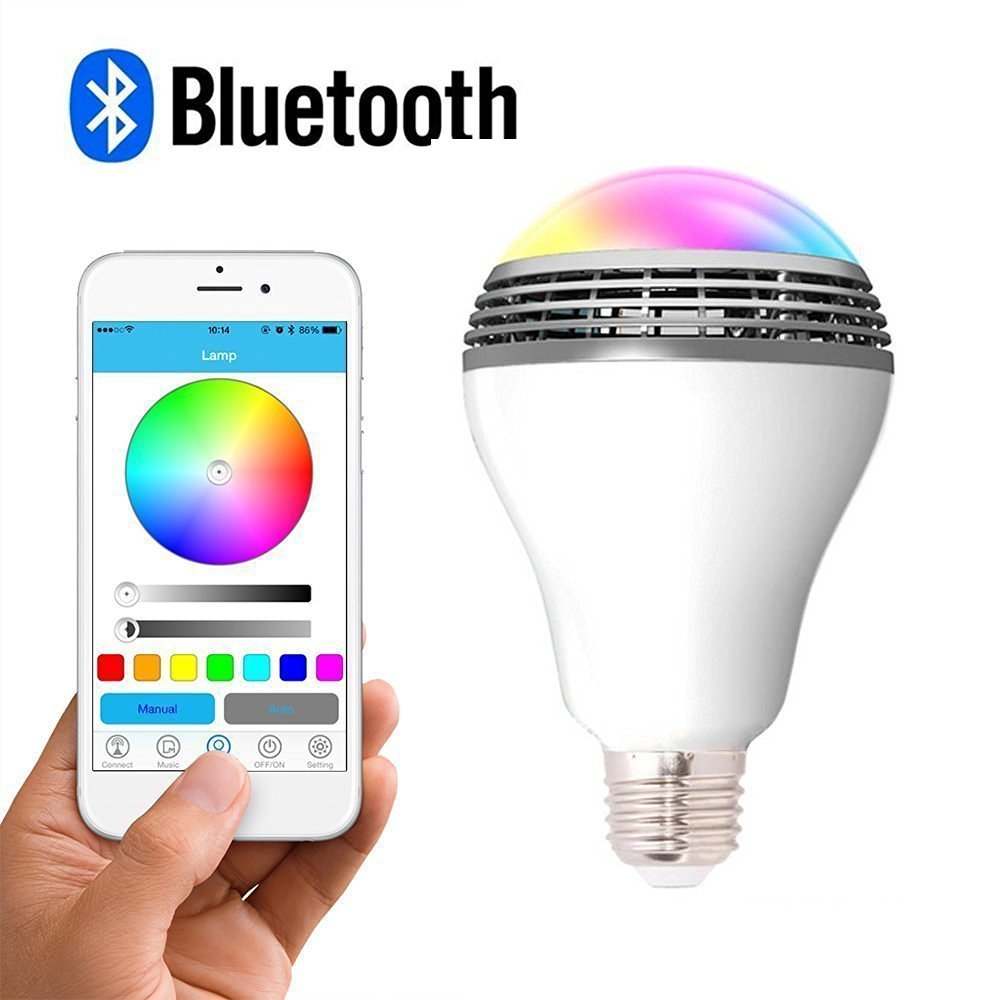 LED Smart Bluetooth Speaker E27 Bulb Light for Home Lighting