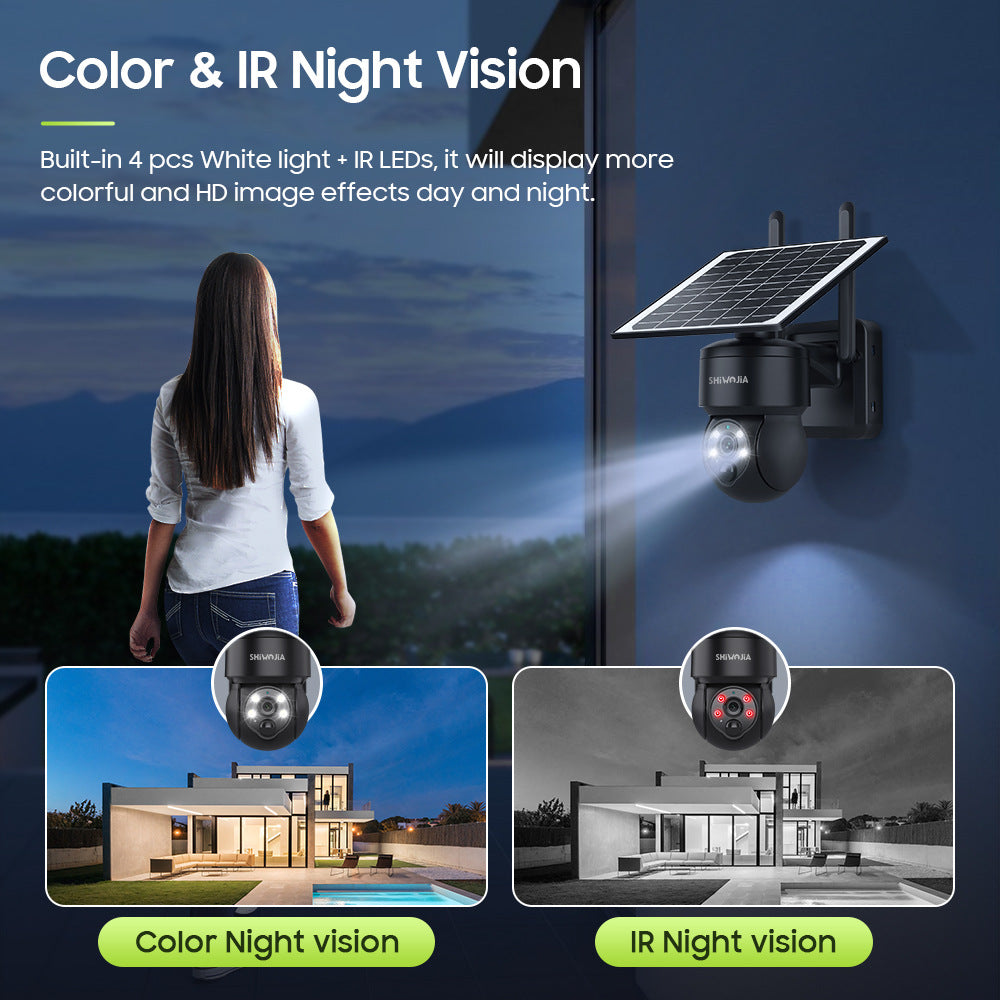 Solar 4G Outdoor Security Camera for All-Weather Protection