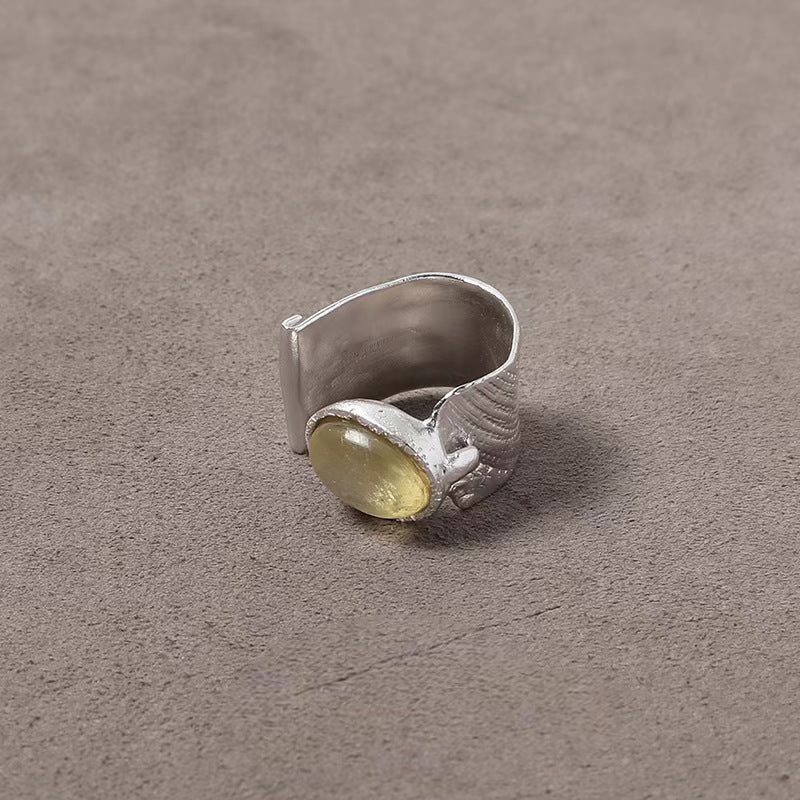 Buy Star Trace Wide Band Ring Vintage Artistic Style Jewelry
