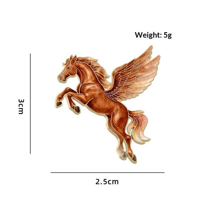 Cute Animal Zodiac Year Gift Brooch Trendy Jewelry Accessory