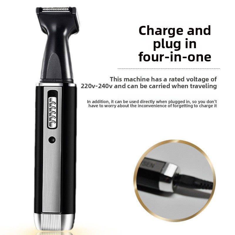 Multifunctional Rechargeable Nose Hair Trimmer for Grooming
